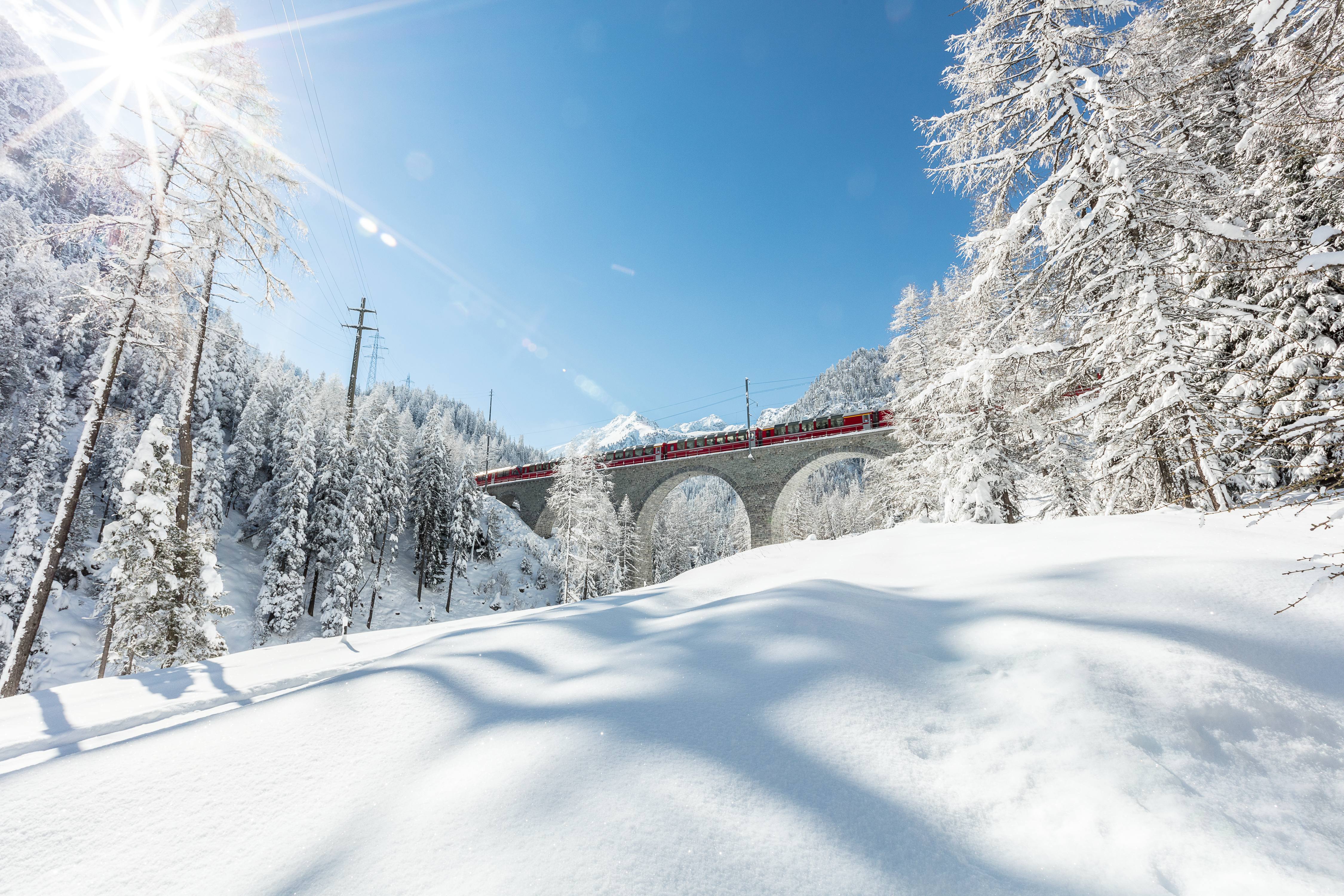 Bernina Express – zimska idila; Odhod iz Štajerske